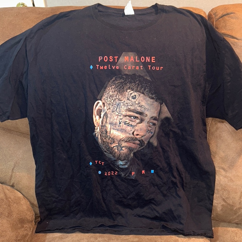 Post Malone concert tshirt